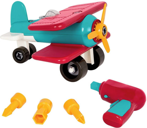 Battat Take Apart Airplane – Build It, Fix It, Fly It!-Additional Need,Battat Toys,Cars & Transport,Early years Games & Toys,Fine Motor Skills,Games & Toys,Gifts For 3-5 Years Old,Helps With,Imaginative Play,Primary Games & Toys,Stock-Learning SPACE