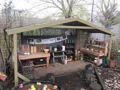 Bayonne Big Barn-Cosy Direct, Outdoor Classroom, Outdoor Dens, Outdoor Furniture, Play Dens, Play Houses, Playhouses, Sensory Dens-Learning SPACE