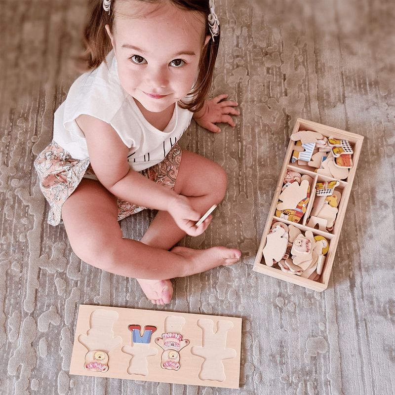 Bear Family - Wooden Dress Up Set, Learning SPACE