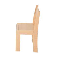 Beechwood Stackable Chairs-Beechwood,Children's Wooden Seating,Classroom Chairs,Classroom Furniture,Furniture,Library Furniture,Nursery,Seating,Toddler Seating,Wellbeing Furniture-Learning SPACE