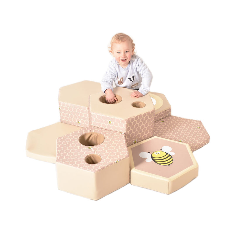 Beehive Discovery Toddler Soft Play Set, Learning SPACE