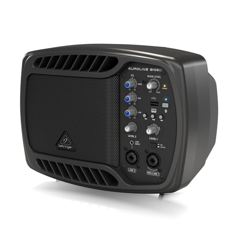 Behringer B105D 5'' Portable PA Speaker with Bluetooth, Learning SPACE