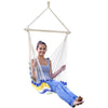 Belize Kolibri Hammock Chair-Hammock Chair-Blue, Cotton, Green, Hammock chair, Hanging Chair, Indoor, Single, Yellow-AZ-1013220-Learning SPACE