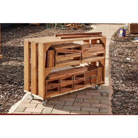 Big Block Trolley-Cosy Direct,Cosy Outdoor,Storage,Trolleys,Wellbeing Furniture-Learning SPACE