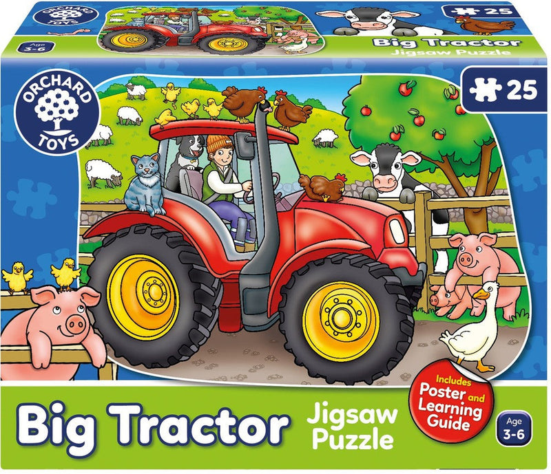 Big Tractor Jigsaw Puzzle, Learning SPACE