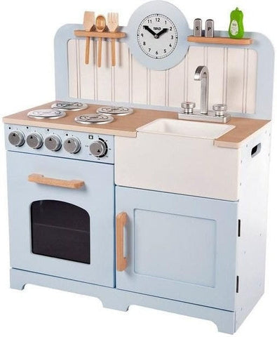 Bigjigs Country Play Kitchen with Accessories! Full Kitchen Experience Bundle-Bigjigs Toys,Imaginative Play,Kitchens & Shops & School,Play Kitchen,Play Kitchen Accessories,Role Play-Learning SPACE