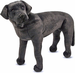 Black Lab Giant Stuffed Animal-Baby Soft Toys, Christmas, Christmas 2024, Comfort Toys, Dolls & Doll Houses, Imaginative Play, Toys for Anxiety, World & Nature-Learning SPACE