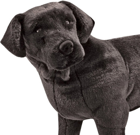 Black Lab Giant Stuffed Animal-Baby Soft Toys,Calming and Relaxation,Christmas,Christmas 2024,Comfort Toys,Dolls & Doll Houses,Games & Toys,Imaginative Play,Toys for Anxiety,World & Nature-Learning SPACE