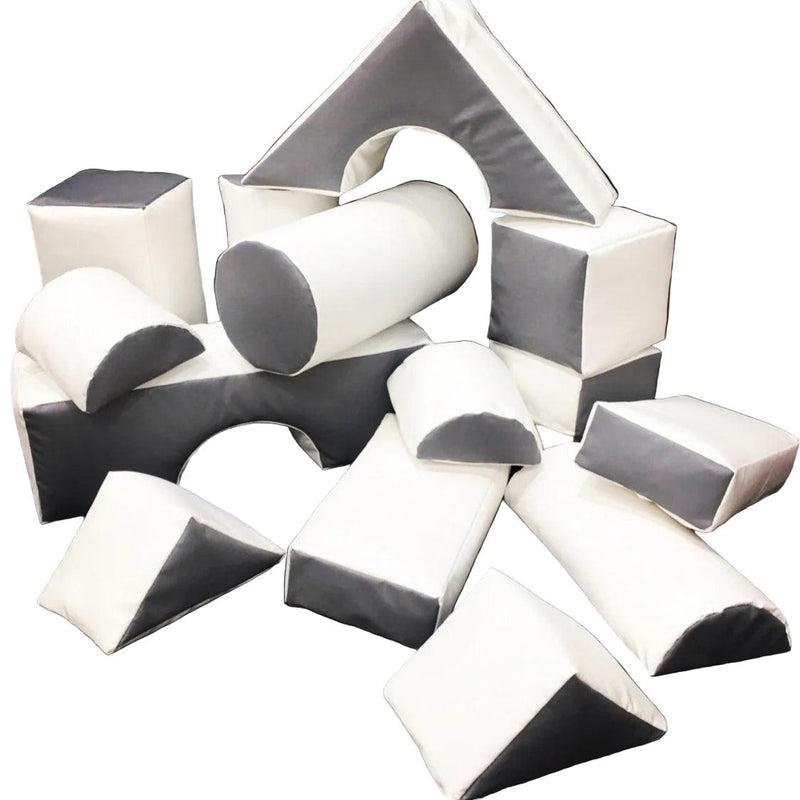Black & White 14 Shape Soft Play kit, Learning SPACE