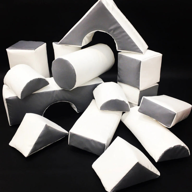 Black & White 14 Shape Soft Play kit, Learning SPACE