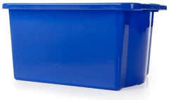 Blue 30L Plastic Storage Box with Lid!-Stock,Storage,Storage Bins & Baskets,Wellbeing Furniture-Learning SPACE