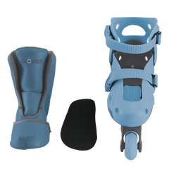 Blue Globber Learning Roller Skates 2 in 1 (Size EU 30-33), Learning SPACE