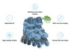 Blue Globber Learning Roller Skates 2 in 1 (Size EU 30-33), Learning SPACE