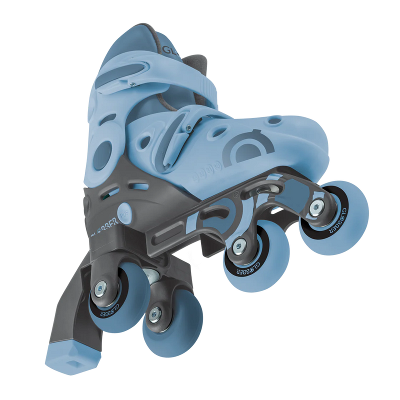 Blue Globber Learning Roller Skates 2 in 1 (Size EU 30-33), Learning SPACE