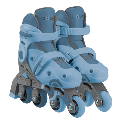 Blue Globber Learning Roller Skates 2 in 1 (Size EU 30-33), Learning SPACE