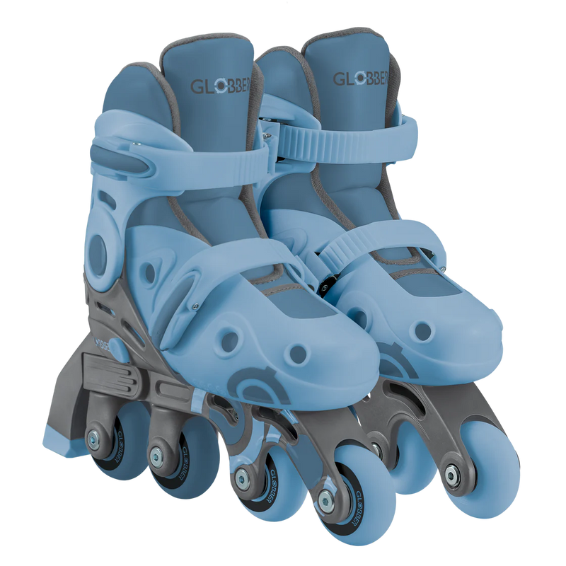 Blue Globber Learning Roller Skates 2 in 1 (Size EU 30-33), Learning SPACE