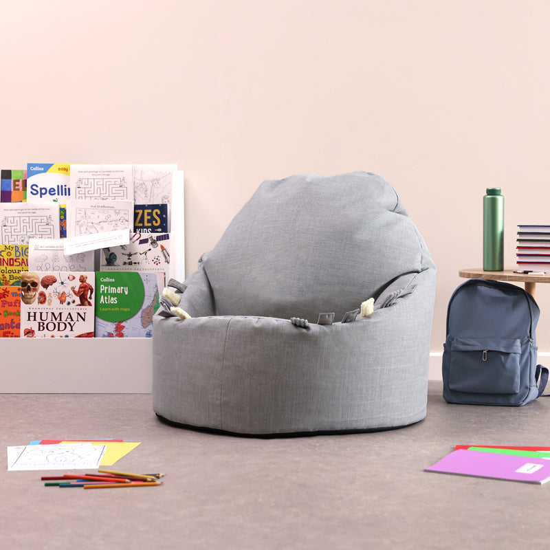 Sensory Touch Tags Chair Bean Bag, Learning SPACE