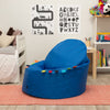 Blue Sensory Touch Tags Chair Bean Bag-Bean Bags,Bean Bags & Cushions,Dropship,Eden Learning Spaces,Nurture Room,Sensory Room Furniture,Stock,Wellbeing Furniture-Learning SPACE