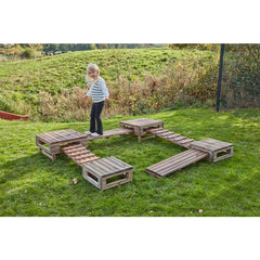 Board Islands - Adventure Boardwalk Set-Board Games-Cosy Direct, Forest School & Outdoor Garden Equipment, Gross Motor and Balance Skills, Outdoor Climbing Frames, Outdoor Play-Learning SPACE