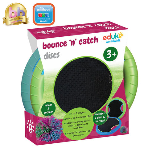 Bounce 'n' Catch Discs-EDUK8,Gross Motor and Balance Skills,Outdoor Play,Outdoor Toys & Games,Summer-Learning SPACE