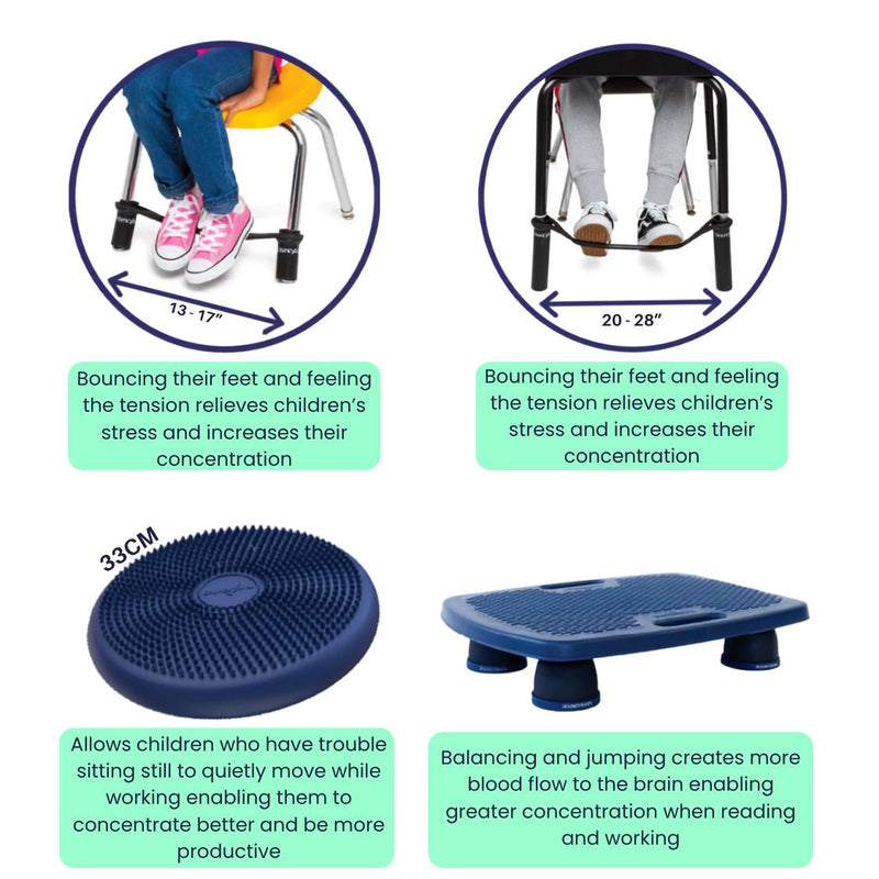 Bouncyband Classroom Sensory Pack, Learning SPACE