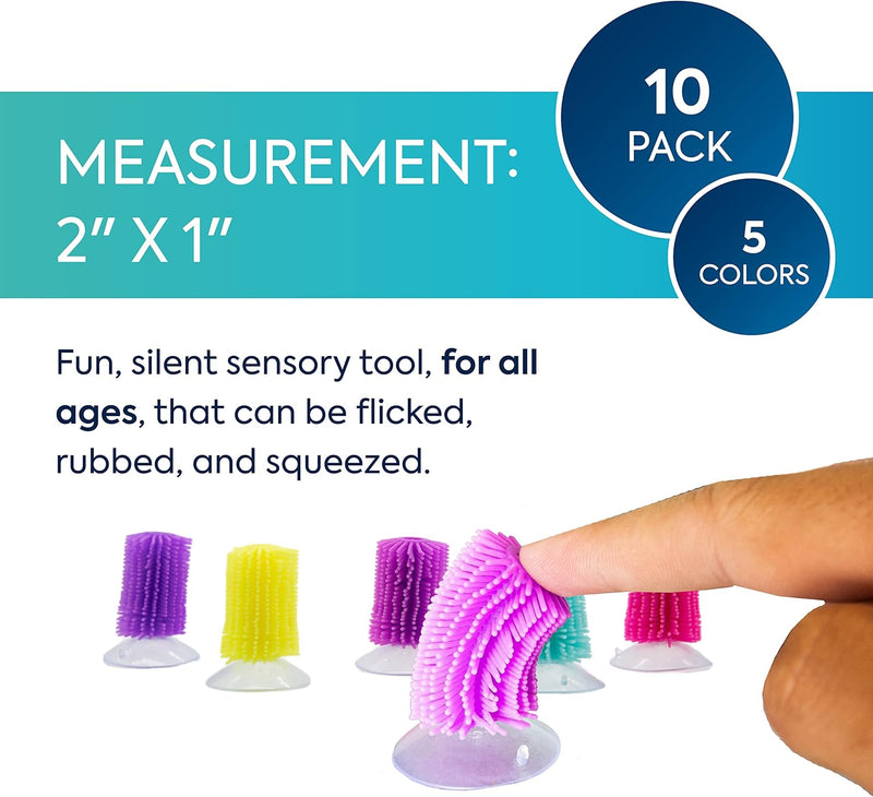 Bouncyband® Flick Sticks - 10pc Assorted Colours, Learning SPACE