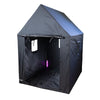 Bouncyband Indoor Framed Sensory Den House Shaped-Black-Out Dens, Nooks dens & Reading Areas, Play Dens, Playlearn, Reading Den, Sensory Dens, Wellbeing Furniture-SDMDBK-Learning SPACE