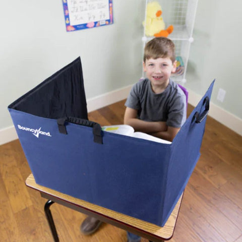 Bouncyband Portable Study Privacy Partition-ADD/ADHD,Calmer Classrooms,Dividers,Focus,Playlearn,SCOTEXCEL,Sensory Processing Disorder,Study Carrell,Task Table,Wellbeing Furniture-Learning SPACE