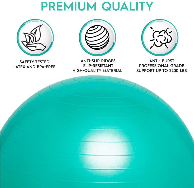 Bouncyband® Balance Ball No-Roll Weighted Seat, Learning SPACE