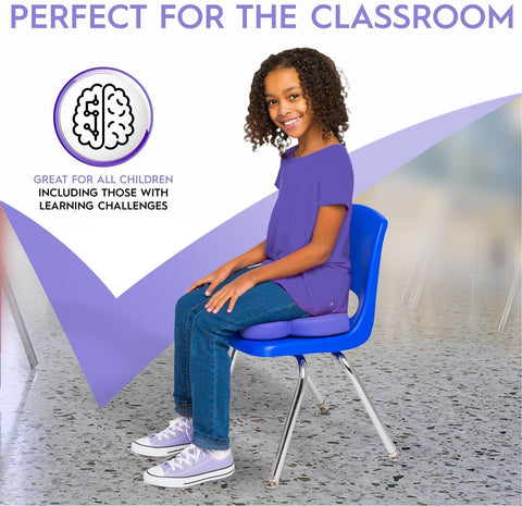 Bouncyband® Butterfly Style Wiggle Seat-ADD/ADHD,Back To School,Bean Bags & Cushions,Bouncyband,Calming & Anxiety,Cushions,Dyspraxia,Movement Breaks,Movement Chairs & Accessories,Neuro Diversity,Playlearn,Seasons,Seating,Stock,Teen Sensory Weighted & Deep Pressure,Weighted & Deep Pressure,Wellbeing Furniture-Learning SPACE