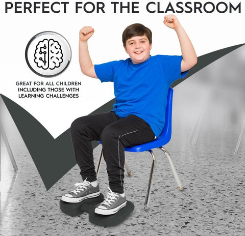 Bouncyband® Wiggle Feet-ADD/ADHD, AllSensory, Back To School, Bouncyband, Calming and Relaxation, Fidget, Helps With, Movement Breaks, Movement Chairs & Accessories, Neuro Diversity, Seasons, Seating, Sensory Seeking, Stock, Teen Sensory Weighted & Deep Pressure, Weighted & Deep Pressure, Wellbeing Furniture-Learning SPACE