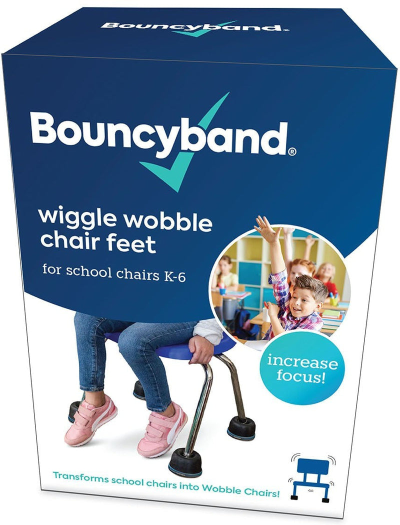 Bouncyband® Wiggle Wobble Chair Feet, Learning SPACE