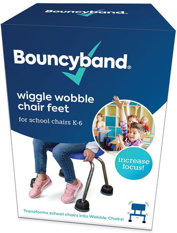 Bouncyband® Wiggle Wobble Chair Feet-ADD/ADHD, Back To School, Bouncyband, Calming and Relaxation, Fidget, Helps With, Movement Breaks, Movement Chairs & Accessories, Neuro Diversity, Seasons, Seating, Stress Relief, Wellbeing Furniture-Learning SPACE