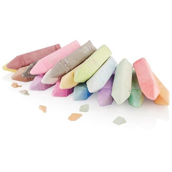 Box 18 Washable Jumbo Chalk - Various Colours, School & Educational Supplies Learning SPACE