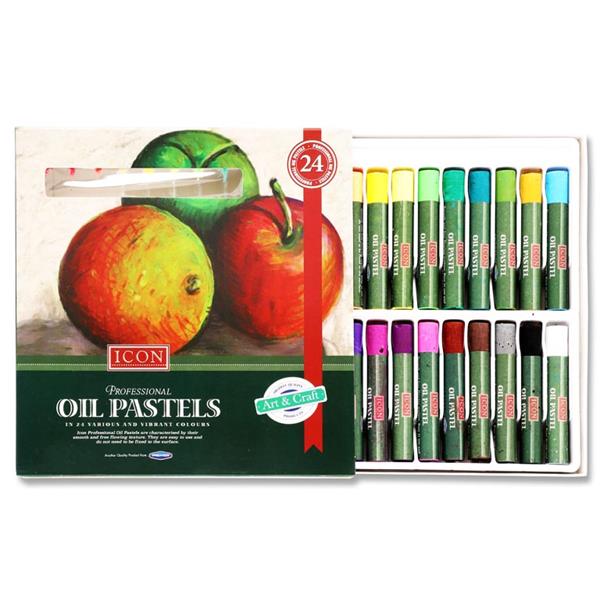 Box 24 Professional Oil Pastels, Learning SPACE