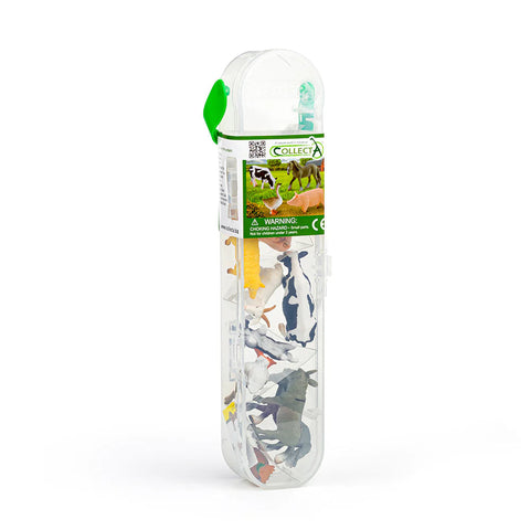 Box of Mini Farm Animals-Bigjigs Toys,Farms & Construction,Gifts For 3-5 Years Old,Imaginative Play,Primary Travel Games & Toys-Learning SPACE