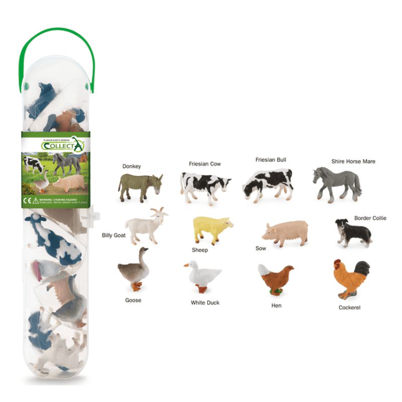 Box of Mini Farm Animals, Learning SPACE