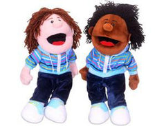 Boy Moving Mouth Hand Puppet-Early Education & Smart Toys-Comfort Toys, communication, Communication Games & Aids, Helps With, Imaginative Play, Neuro Diversity, Primary Literacy, Puppets & Theatres & Story Sets, Role Play, Stock-Learning SPACE