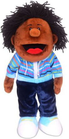 Boy Moving Mouth Hand Puppet-Early Education & Smart Toys-Calming & Anxiety,Calming and Relaxation,Comfort Toys,communication,Games & Toys,Helps With,Imaginative Play,Neuro Diversity,Primary Literacy,Puppets & Theatres & Story Sets,Role Play,Stock-Jordan-ICT2419A-Learning SPACE