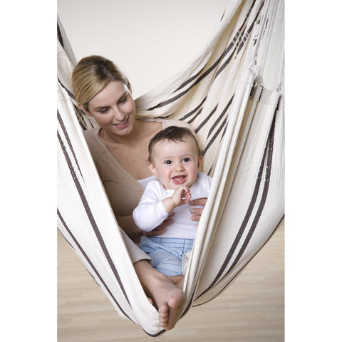 Brasil Cappuccino Hammock Chair-Hammock Chair-Cotton,Cream,Hammock chair,Hanging Chair,Indoor,Single-Learning SPACE