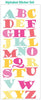 Bright Alphabet Sticker Set, Learning SPACE