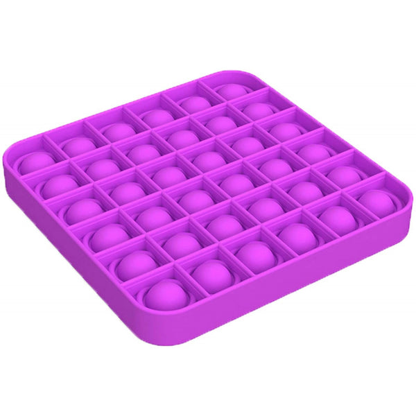 Bubble Push Popping Sensory De-stress Toy, Square Learning SPACE