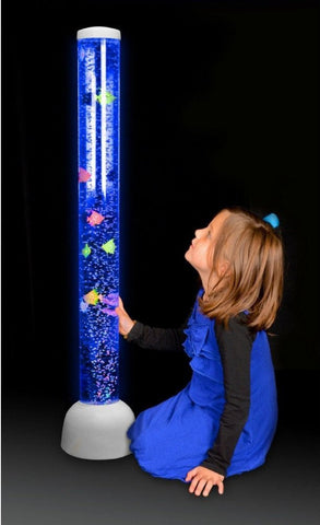 Bubble Tube 105cm, Bracket And Fish Complete Set-AllSensory,Bubble Tubes,Calming and Relaxation,Helps With,Matrix Group,Neuro Diversity,Playlearn,Rainbow Theme Sensory Room,Sensory Processing Disorder,Star & Galaxy Theme Sensory Room,Toys for Anxiety,Visual Sensory Toys-Learning SPACE