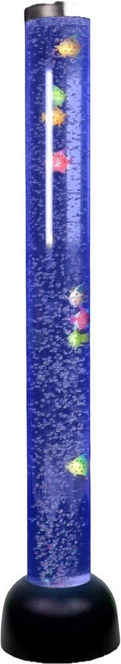 Bubble Tube 105cm, Bracket And Fish Complete Set, Black Learning SPACE