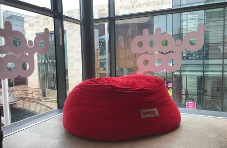 Buddabag Snuggle Memory Foam Bean Bag - Choice of Size, Learning SPACE