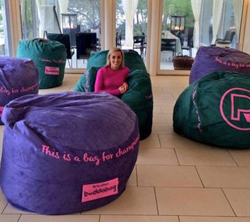Buddabag Snuggle Memory Foam Bean Bag - Choice of Size, Learning SPACE