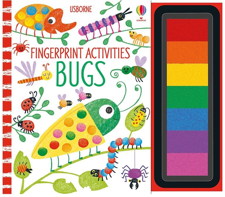 Bugs Fingerprint Art - Activity Book, Learning SPACE
