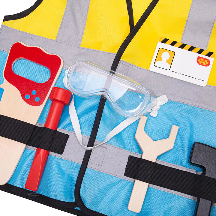 Builder Dress Up Role Play Costume, Learning SPACE