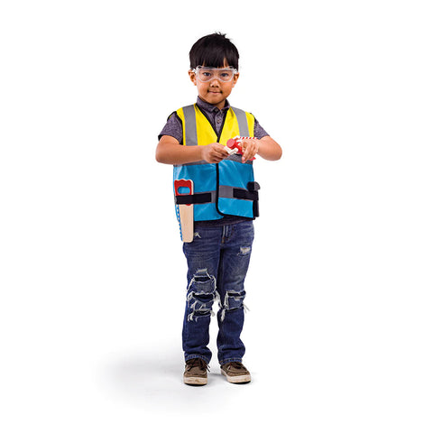 Builder Dress Up Role Play Costume-Bigjigs Toys, Christmas, Dress Up Costumes & Masks, Role Play-Learning SPACE