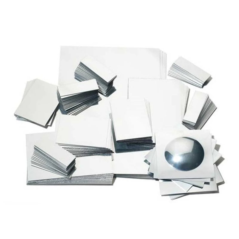 Bulk Pack of 165 Shatterproof Plastic Mirrors – Safe & Versatile for Classrooms, SEN & Creative Play, Learning SPACE